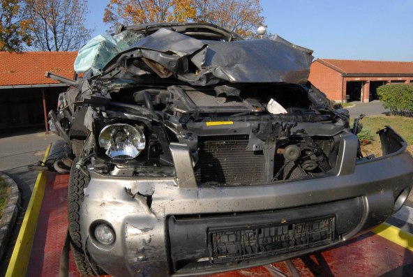 Automobil u kojem je poginula Dolores Lambaša