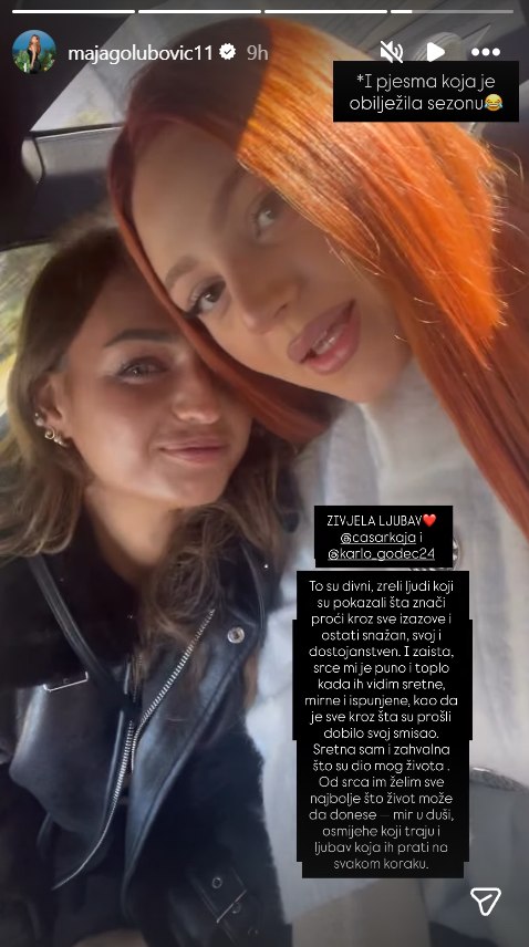 Maja Golubović i Kaja Casar