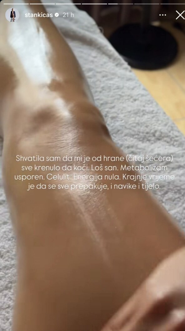 stankica stojanović na masaži