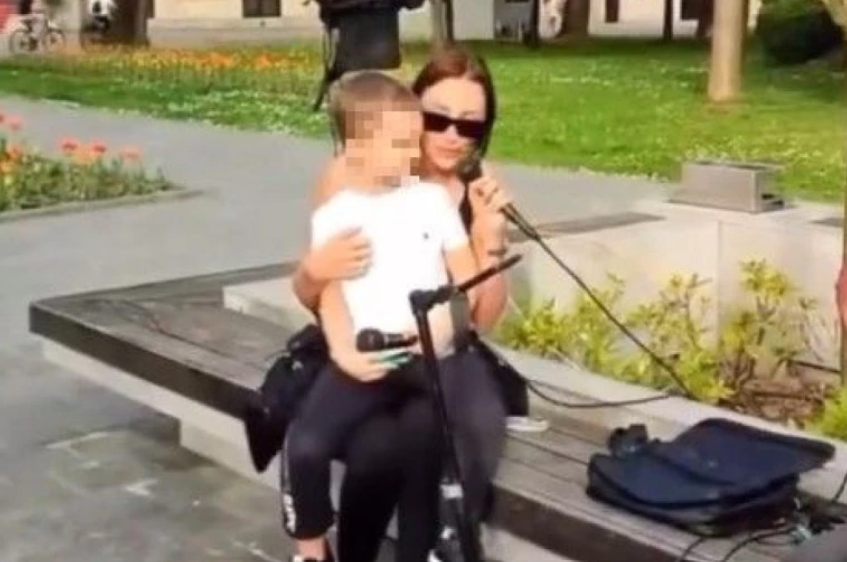 Aleksandra Prijović sa sinom Aleksandrom