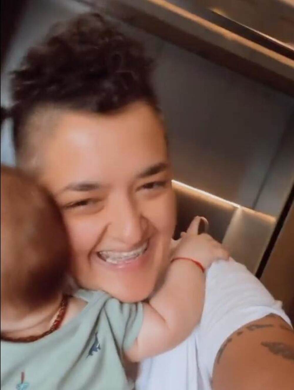 Marija Šerifović sa sinom