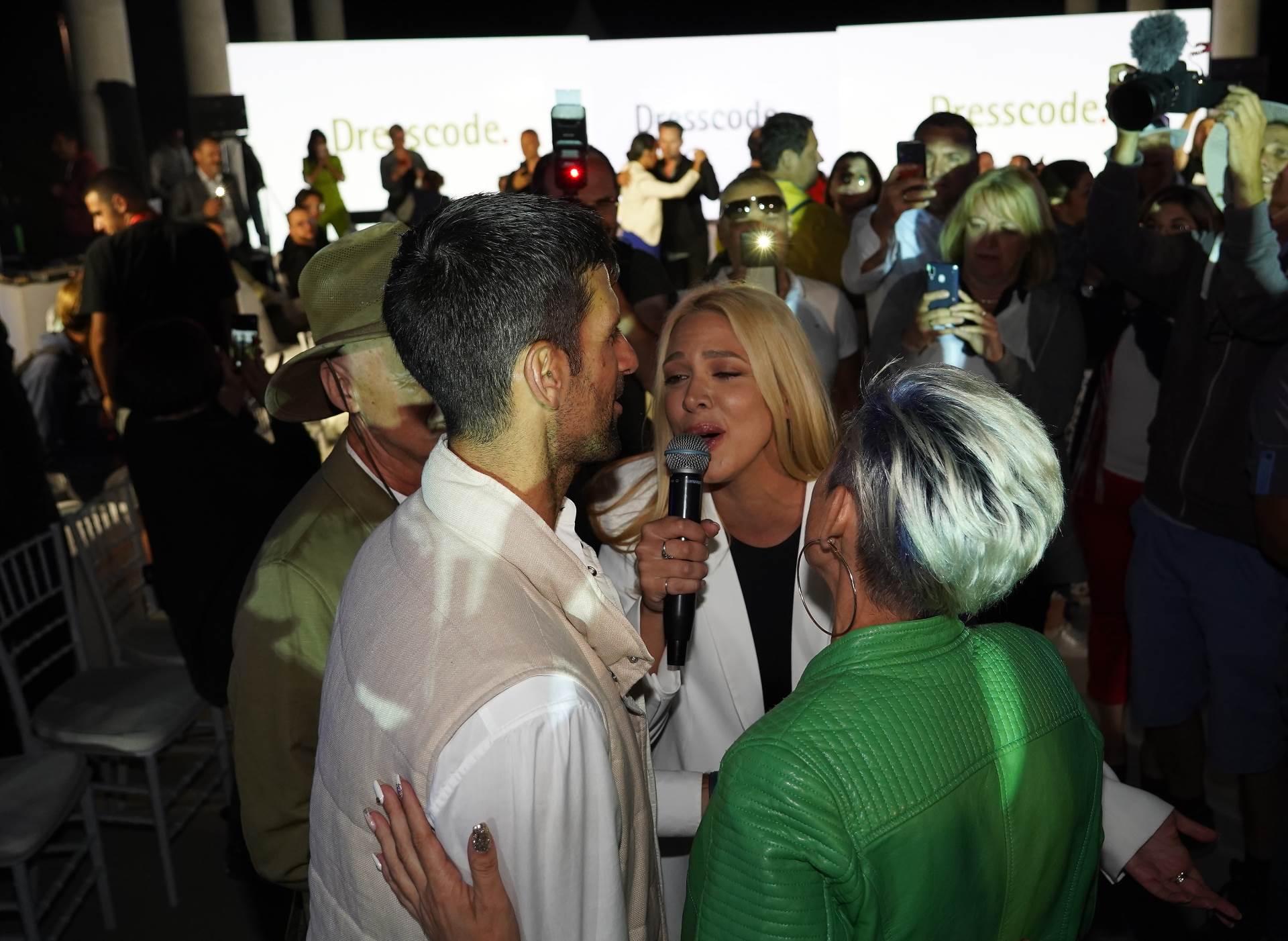 Novak Đoković i Milica Todorović