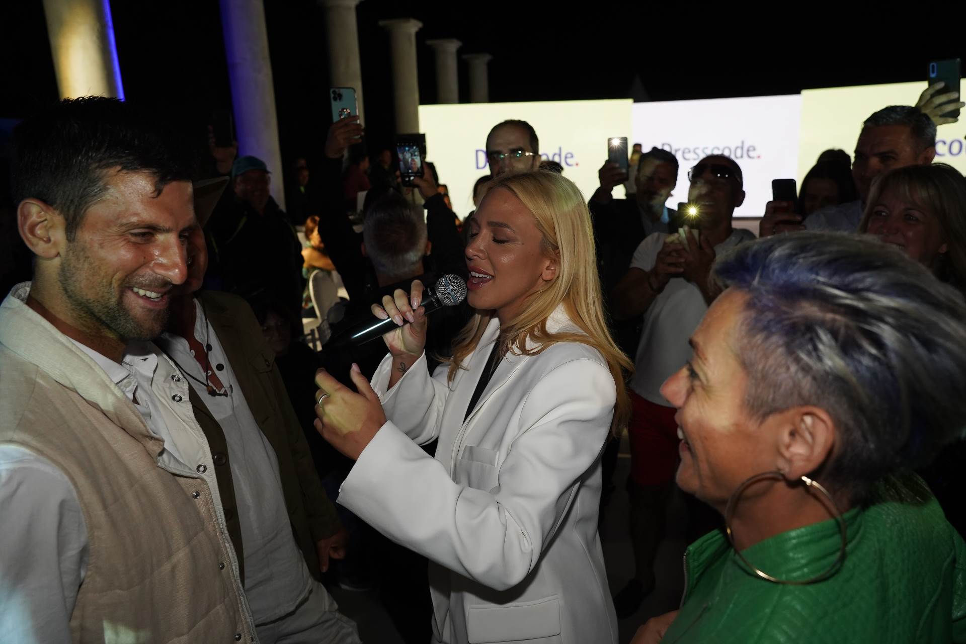 Novak Đoković i Milica Todorović