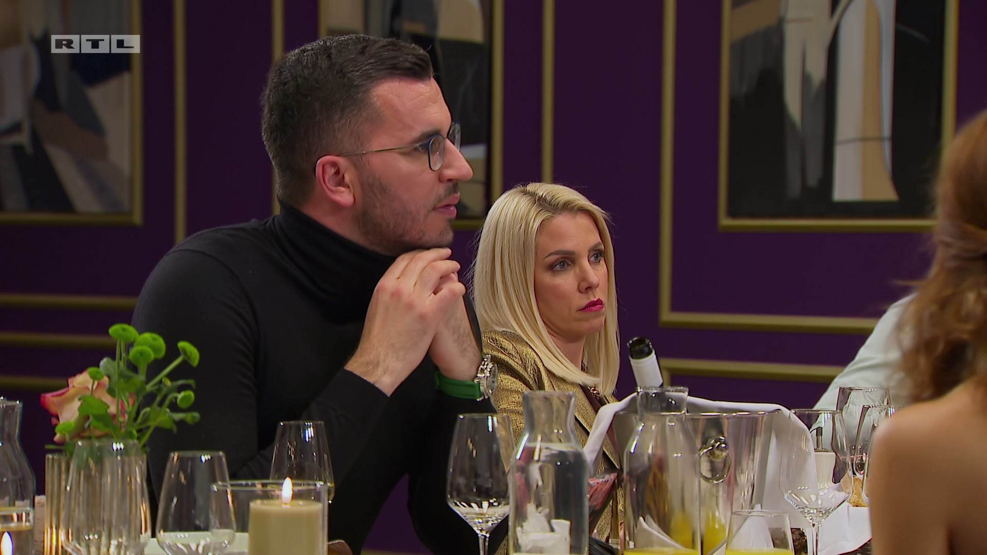 Franjo i Krsitina S na veceri.jpg