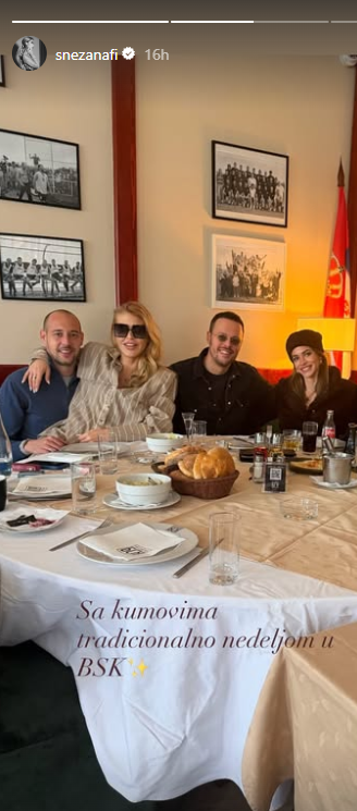 Milan Borjan i Snežana Borjan i Igor Kojić s novom djevojkom