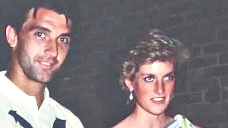 Slobodan Boba Živojinović i princeza Diana