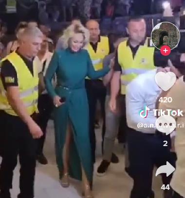 Lepa Brena i zaštitari