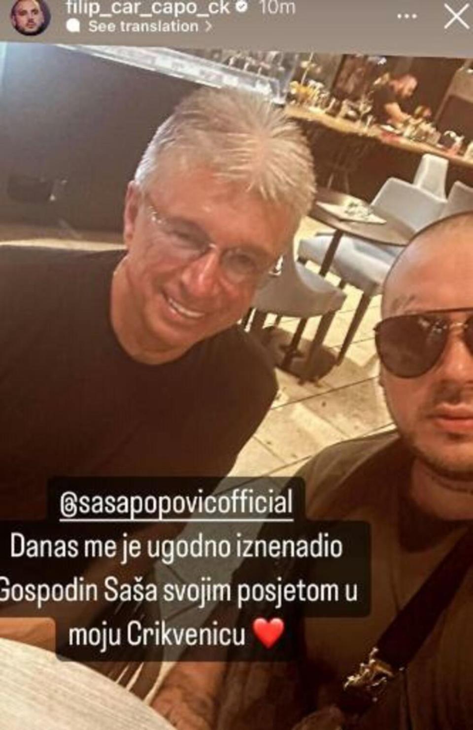 Saša Popović i Filip Car